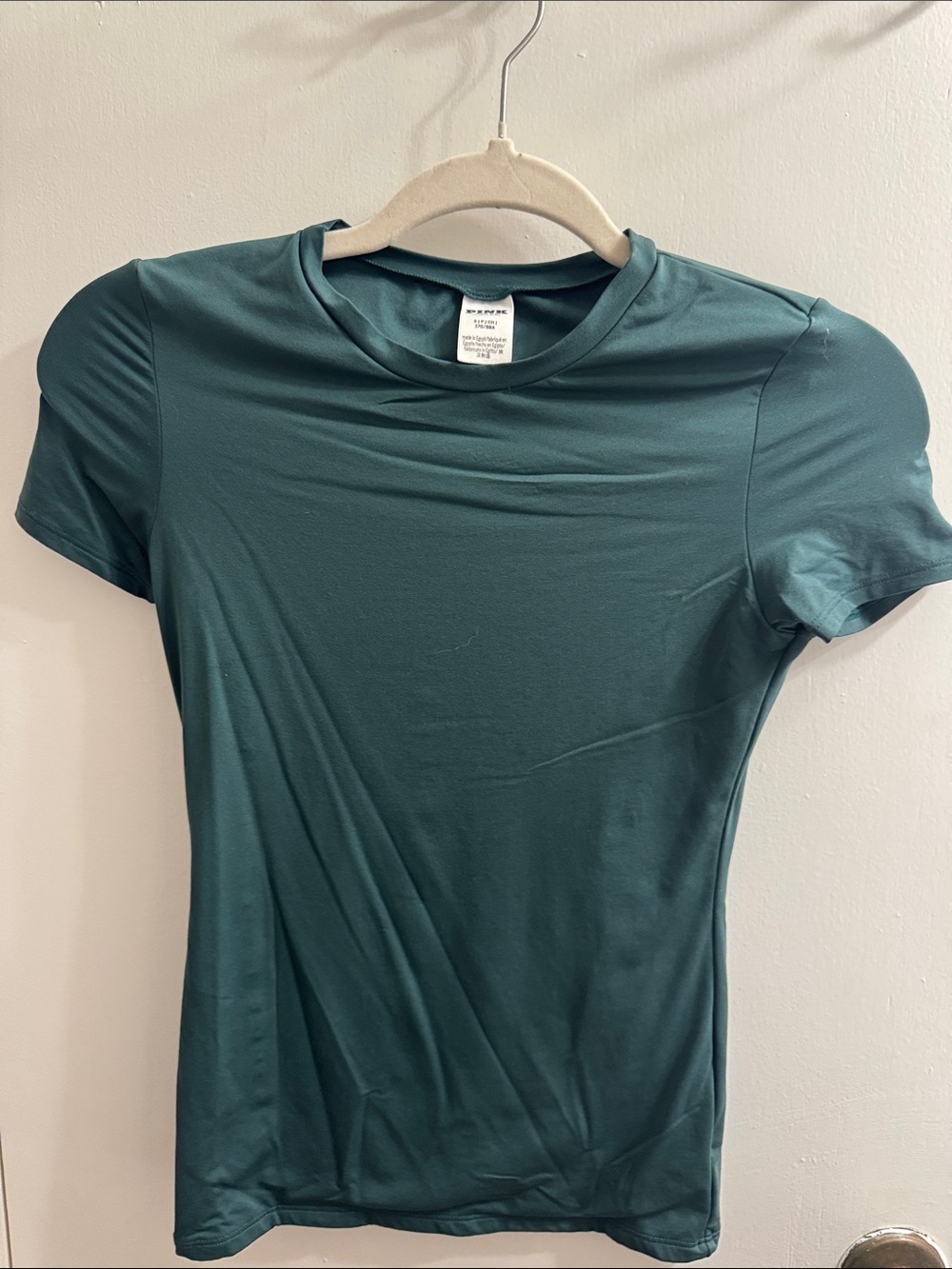PINK Victoria's Secret Short Sleeve Crewneck Tee — Deep Teal